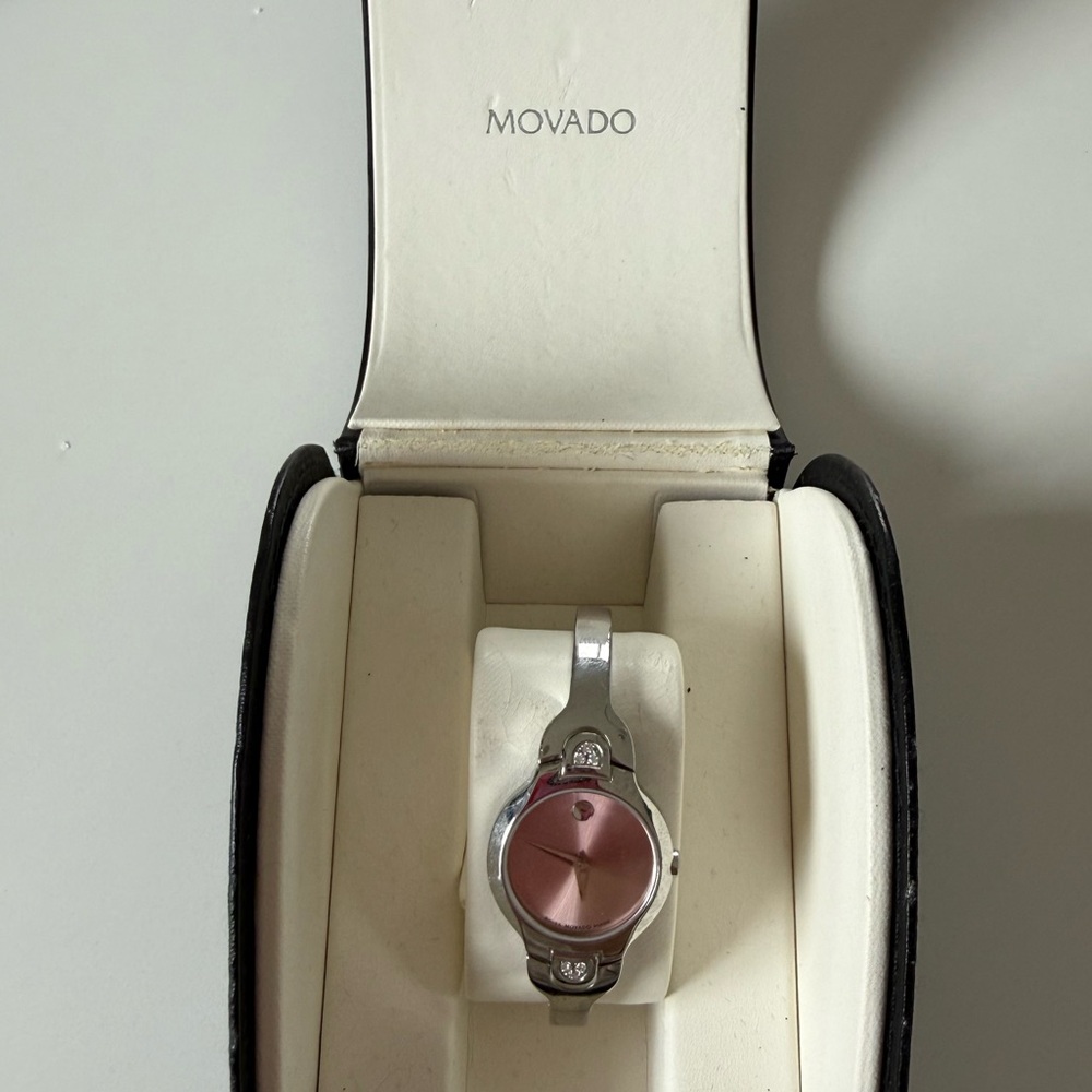Movado Kara Women’s Stainless Steel Bangle Watch